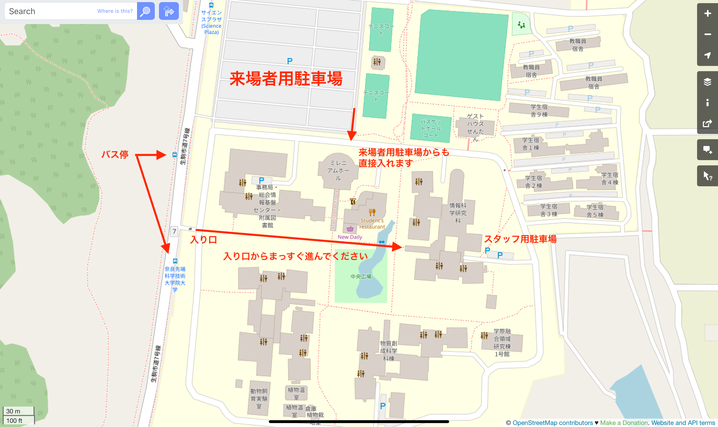 構内案内図